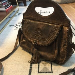 Patricia Nash leather Crossbody handbag